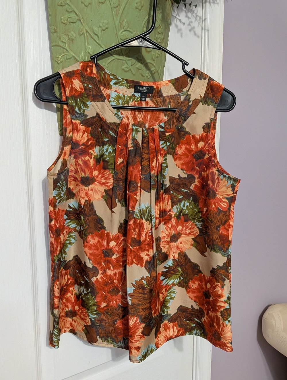 Talbots Silk Top